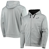 Sweat à capuche zippé Dunbrooke gris/noir Philadelphia Eagles Apprentice pour homme