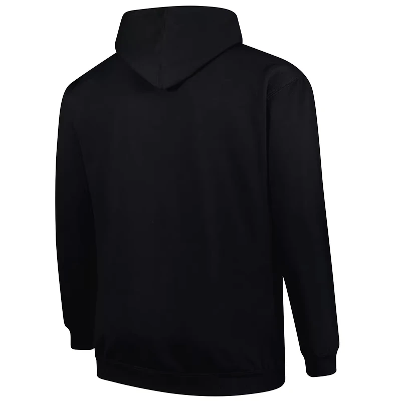 Sweat à capuche noir Philadelphia Eagles Big & Tall Pop pour hommes Fanatics