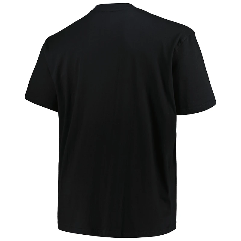 T-shirt pop noir Big & Tall Fanatics pour hommes des Eagles de Philadelphie