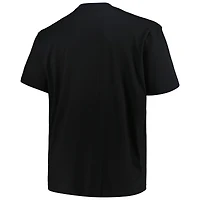 T-shirt pop noir Big & Tall Fanatics pour hommes des Eagles de Philadelphie