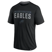 Men's Fanatics Black Philadelphia Eagles Blackout Defender T-Shirt