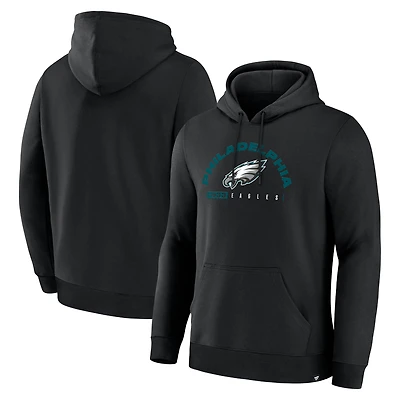 Sweat à capuche noir pour homme Fanatics Philadelphia Eagles Delay of Game Legacy