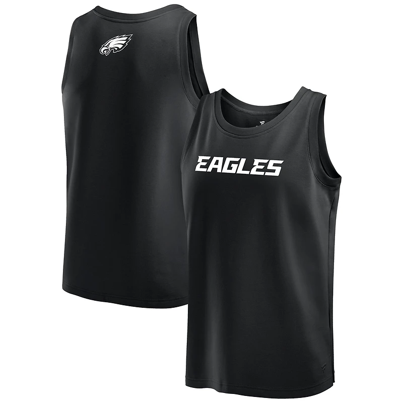 Men's Fanatics Black Philadelphia Eagles Elements Tank Top