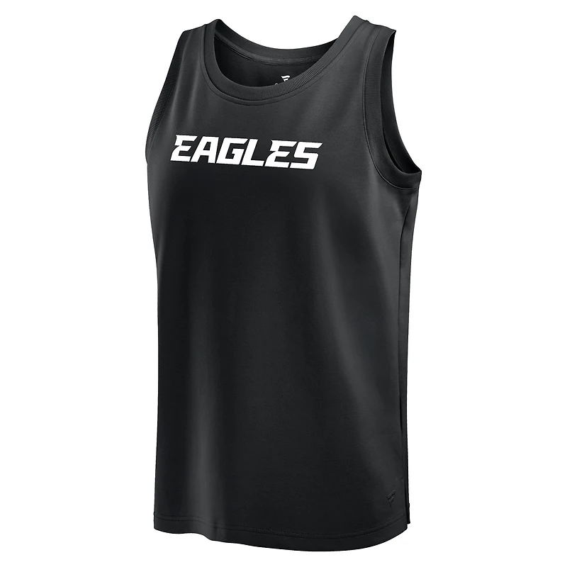 Men's Fanatics Black Philadelphia Eagles Elements Tank Top