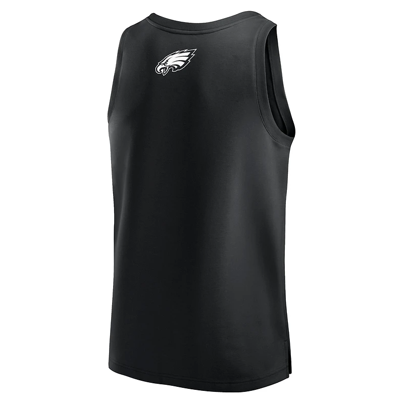 Men's Fanatics Black Philadelphia Eagles Elements Tank Top