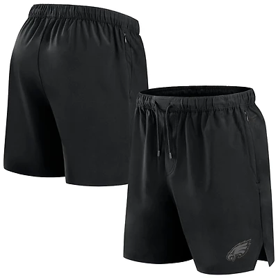 Men's Fanatics Black Philadelphia Eagles Front Office Micro Tonal Shorts