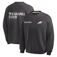 Sweat-shirt oversize Fanatics noir Philadelphia Eagles pour homme