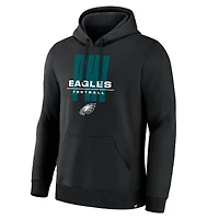 Men's Fanatics Black Philadelphia Eagles Right Tackle Legacy Pullover Hoodie