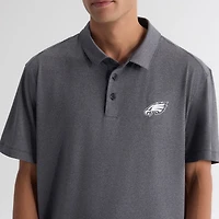Men's Fanatics Charcoal Philadelphia Eagles Clutch Polo