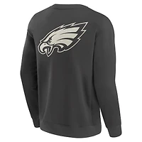 Sweat-shirt à capuche pour homme Fanatics Charcoal Philadelphia Eagles Elements Future Ground Lettering
