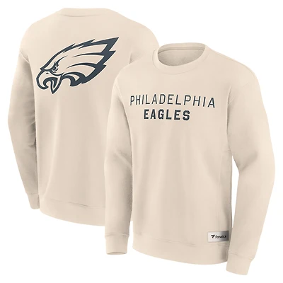 Sweat-shirt à capuche pour homme Fanatics Cream Philadelphia Eagles Elements Future Ground Lettering