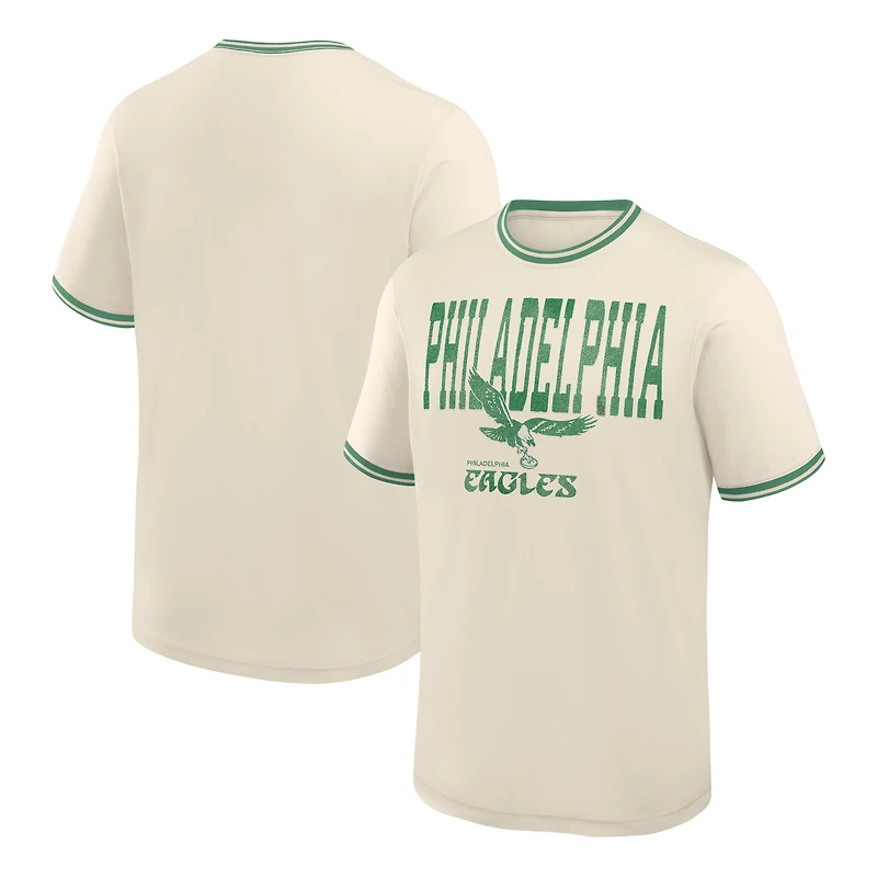 T-shirt Fanatics Cream Philadelphia Eagles pour homme