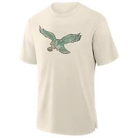 Men's Fanatics  Cream Philadelphia Eagles Slub T-Shirt