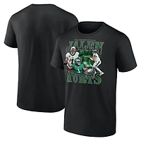 T-shirt graphique pour hommes Fanatics Jalen Hurts Black Philadelphia Eagles Notorious Player