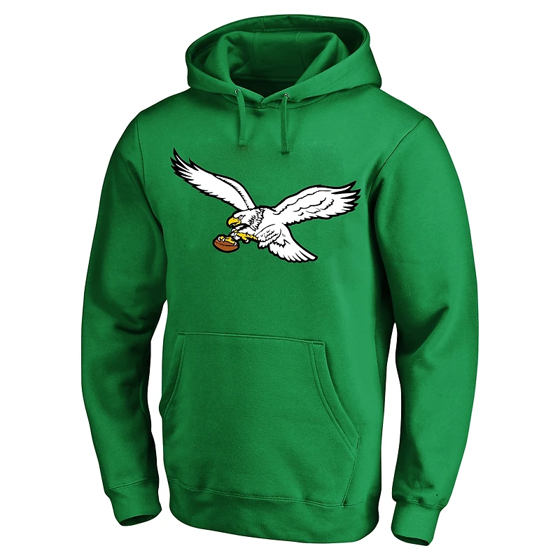 Men's Fanatics Jalen Hurts Kelly Green Philadelphia Eagles Big & Tall Name Number Fleece Hoodie