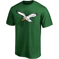 Men's Fanatics Jalen Hurts Kelly Green Philadelphia Eagles Big & Tall Throwback Player Name Number T-Shirt