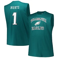 Fanatics pour hommes Jalen Hurts Midnight Green Philadelphia Eagles Big & Tall Muscle Débardeur