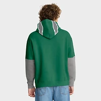 Sweat à capuche rétro pour homme Fanatics Kelly Green Philadelphia Eagles Helmet