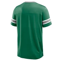 Men's Fanatics Kelly Green Philadelphia Eagles Hometown Premium Hashmark V-Neck T-Shirt