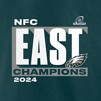 Men's Fanatics  Midnight Green Philadelphia Eagles 2024 NFC East Division Champions Big & Tall Conquer T-Shirt