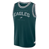 Débardeur Fanatics pour homme, vert nuit, Philadelphia Eagles Elements Future Ground