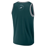 Men's Fanatics Midnight Green Philadelphia Eagles Elements Future Ground Jersey Tank Top