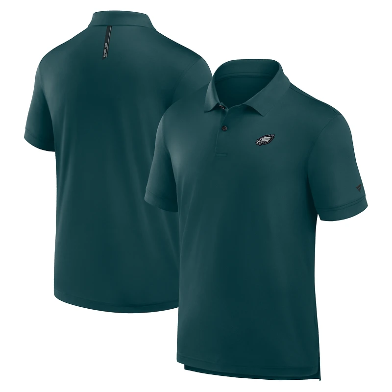 Polo Fanatics pour homme, vert nuit, avec logo Front Office Move des Philadelphia Eagles