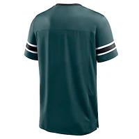 T-shirt col V Premium Hashmark Fanatics Midnight Green Philadelphia Eagles Hometown pour homme