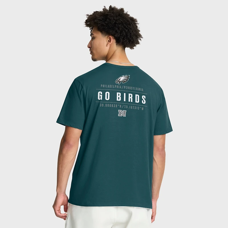 Men's Fanatics Midnight Green Philadelphia Eagles Passing Pocket Legacy T-Shirt