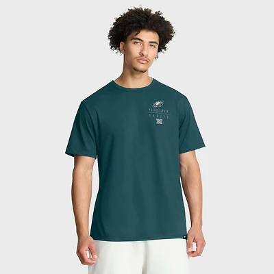Men's Fanatics Midnight Green Philadelphia Eagles Passing Pocket Legacy T-Shirt