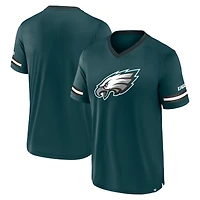 T-shirt à rayures Fanatics Midnight Green pour homme Philadelphia Eagles