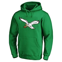 Sweat à capuche polaire Fanatics Saquon Barkley vert Kelly Eagles de Philadelphie, grandes tailles, avec nom et numéro.