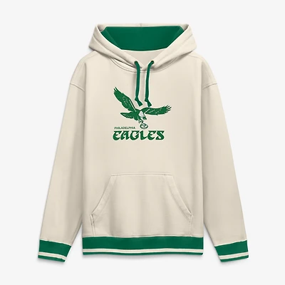 Men's Fanatics Tan Philadelphia Eagles Heavyweight Fleece Pullover Hoodie