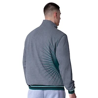 Veste réversible à fermeture éclair complète G-III Extreme Midnight Green Philadelphia Eagles Strong Arm pour homme