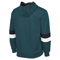 Sweat à capuche adaptatif pour homme G-III Sports by Carl Banks vert nuit/noir Philadelphia Eagles
