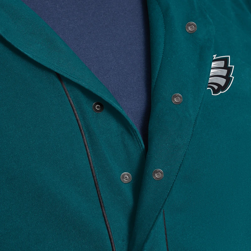 Haut à capuche boutons magnétiques vert nuit G-III Sports by Carl Banks pour homme