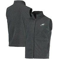 Gilet polaire gris à fermeture éclair intégrale pour homme des Philadelphia Eagles de Houston