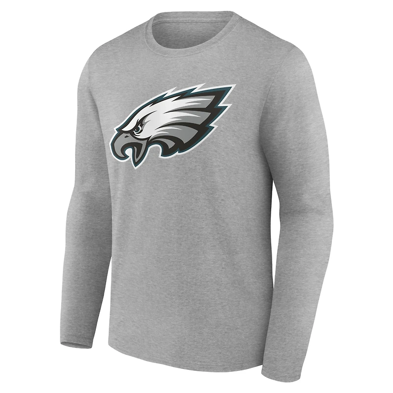 Men's Philadelphia Eagles Team Authentic Personalized Name & Number Long Sleeve T-Shirt