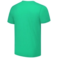 T-shirt à trois bandes NFL Blitz Player des Philadelphia Eagles pour homme avec hommage Saquon Barkley Kelly Green