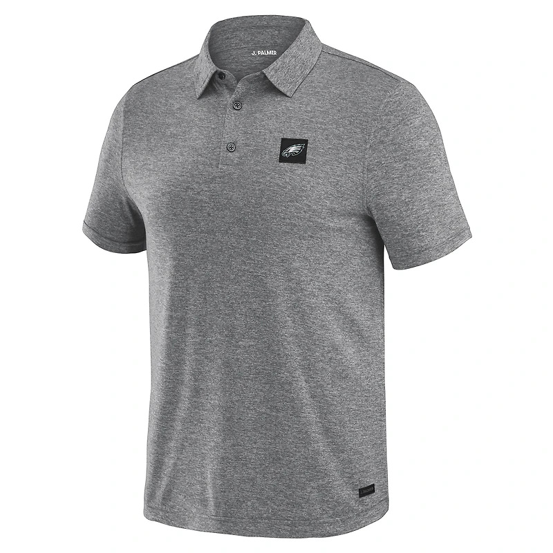 Polo noir Philadelphia Eagles Four Down pour homme de J. Palmer