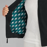 Veste légère à fermeture éclair complète J. Palmer noire Philadelphia Eagles Cover-4 pour homme