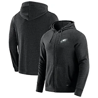 Men's J. Palmer Dark Heather Gray Philadelphia Eagles Players Lounge Tri-Blend Full-Zip Hoodie