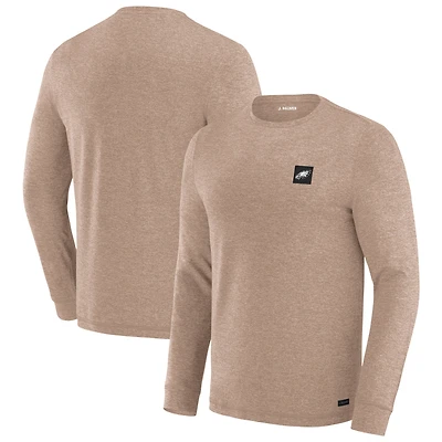 Men's J. Palmer Tan Philadelphia Eagles Four Down Long Sleeve T-Shirt