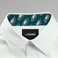 Men's J. Palmer White Philadelphia Eagles Man-In-Motion Long Sleeve Button-Up Dress Shirt