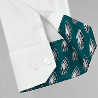 Men's J. Palmer White Philadelphia Eagles Man-In-Motion Long Sleeve Button-Up Dress Shirt