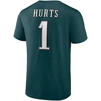 Men's Jalen Hurts Midnight Green Philadelphia Eagles Player Icon T-Shirt