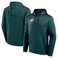 Men's Logo Athletic Green Philadelphia Eagles Head Start Pullover Hoodie