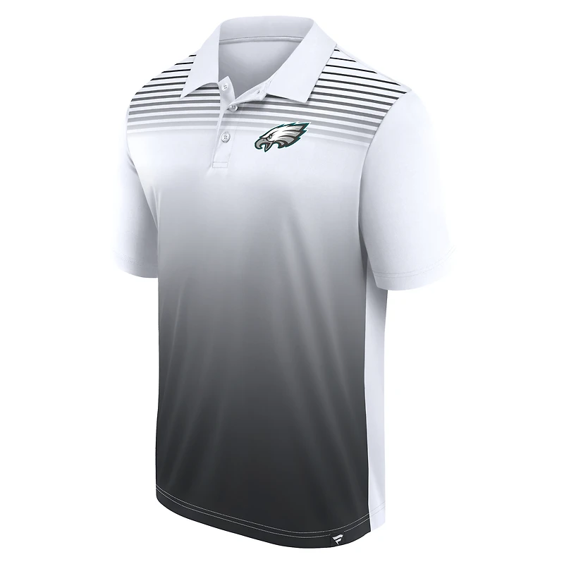 Men's Logo Athletic White Philadelphia Eagles Sandlot Game Polo