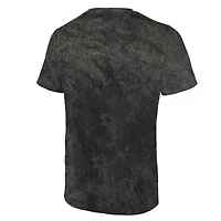 T-shirt Majestic Threads pour homme, délavé minéral, noir, Philadelphia Eagles, Super Bowl LIX Champions
