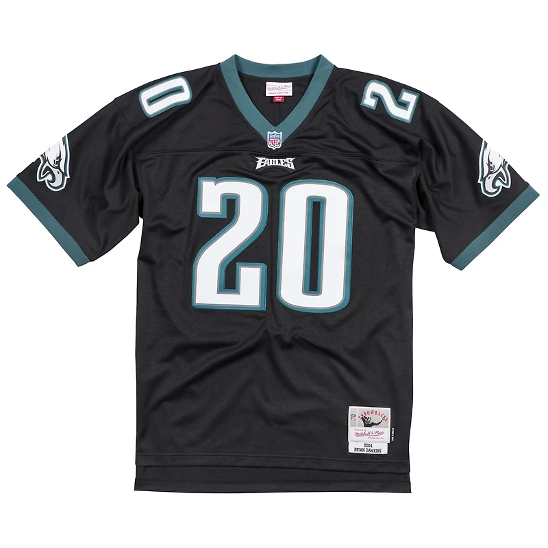 Maillot réplique noir Mitchell & Ness Brian Dawkins pour homme des Philadelphia Eagles Legacy